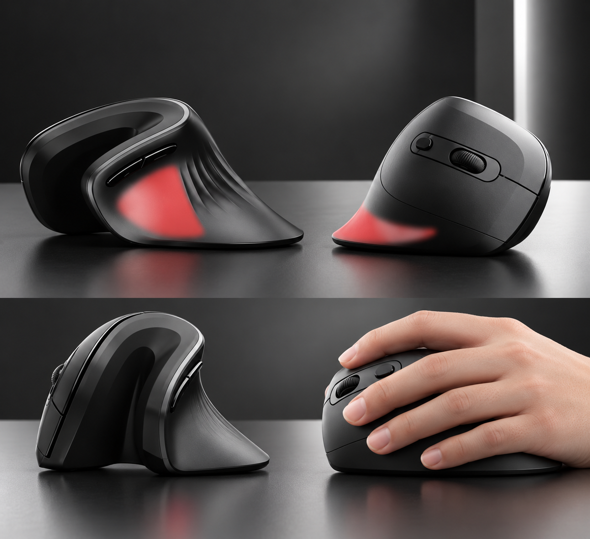 ERGOYA — Souris ergonomique sans fil