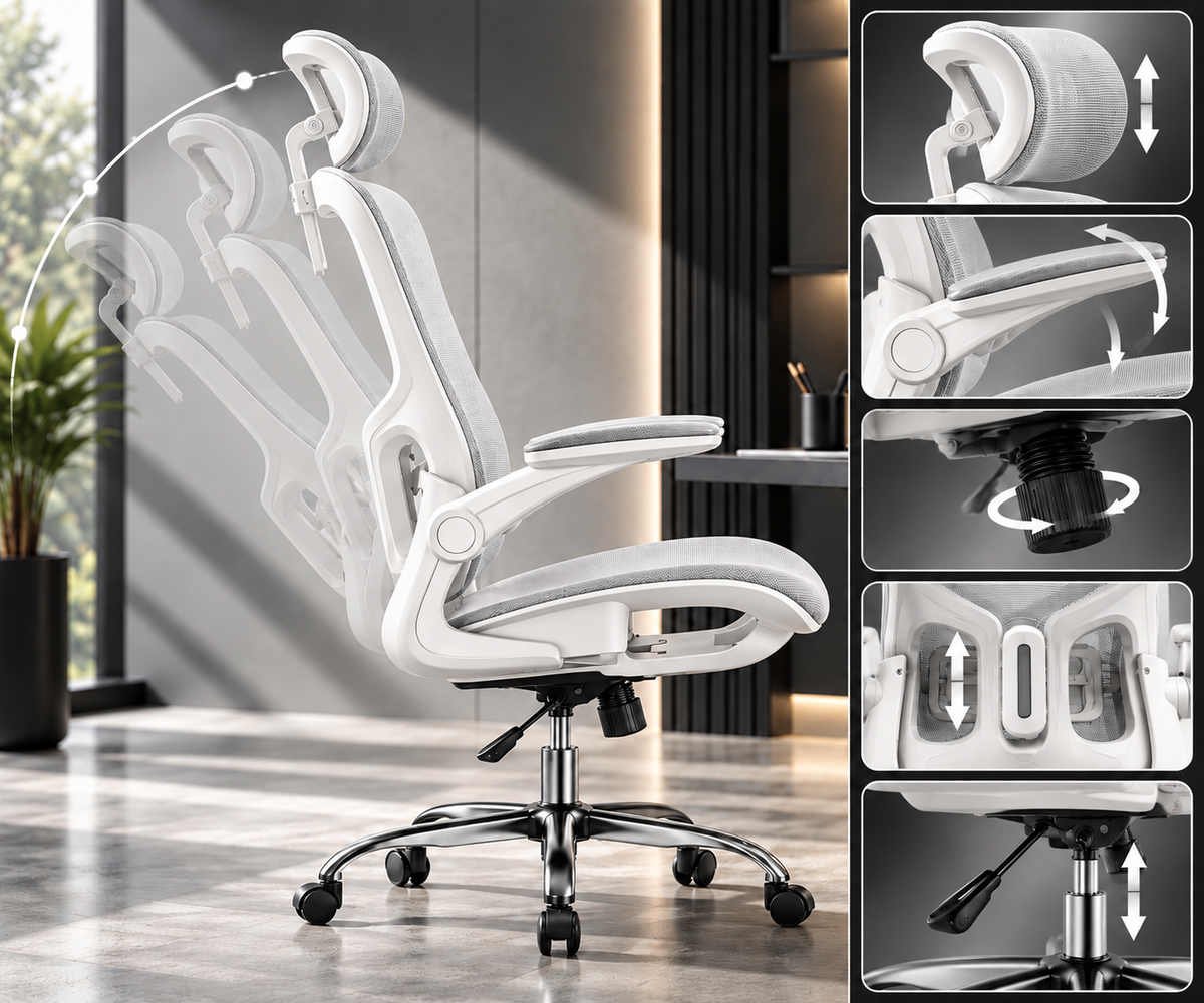 ERGOYA — Chaise de Bureau Ergonomique Professionnelle